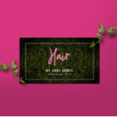 Neon Boxwood Hair Salon Cosmetoloog Visitekaartje