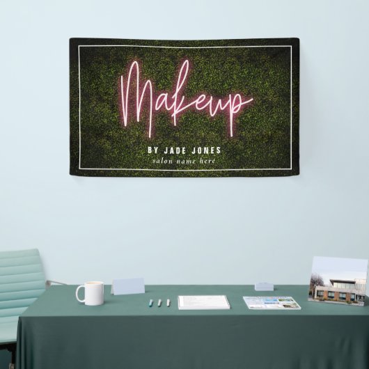 Neon Boxwood Make-up Artiest Cosmetoloog Spandoek (Beurs)