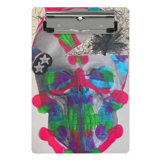 Neon Brain Bijen Mini Klembord (Voorkant)