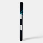 Neon Brain Bloom iPhone 16 Case – Outthink. Outcre (Achterkant / Rechts)