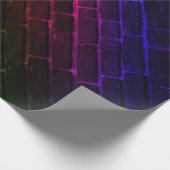 Neon Brick Gift Wrap Cadeaupapier (Hoek)