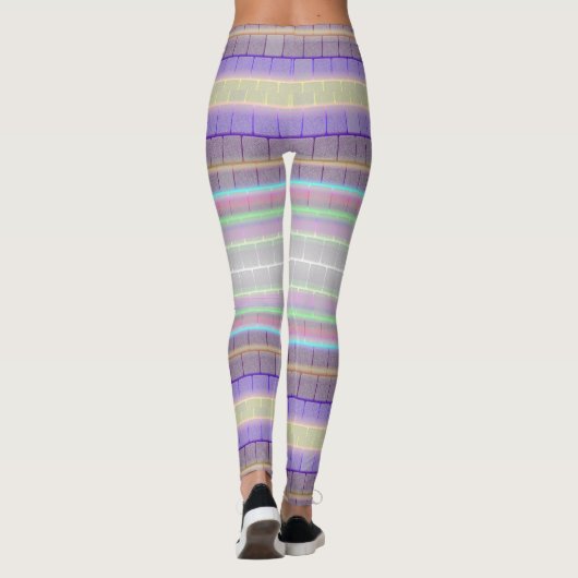 Neon Bricks Leggings (Achterkant)