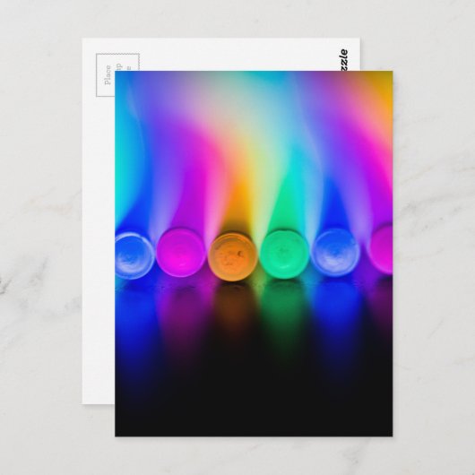 Neon Briefkaart (Voorkant / Achterkant)