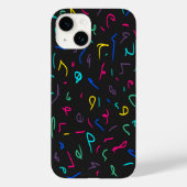 Neon Bright Marks op Black Case-Mate iPhone Case (Achterkant)