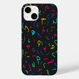 Neon Bright Marks op Black Case-Mate iPhone 14 Hoesje
