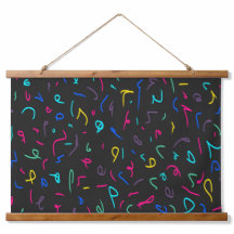Neon Bright Marks op Black