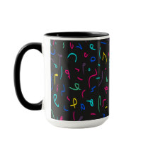 Neon Bright Marks op Black