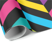 Neon BrightStor mode kleurrijk design 1 Cadeaupapier (Rol Hoek)