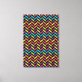 Neon BrightStor mode kleurrijk design 1 Canvas Afdruk (Voorkant)