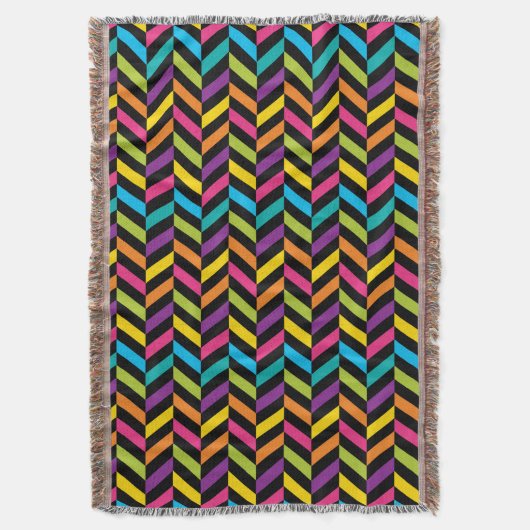 Neon BrightStor mode kleurrijk design 1 Deken (Voorkant Verticaal)