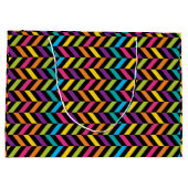 Neon BrightStor mode kleurrijk design 1 Large Cadeautasje (Achterkant)