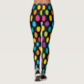 Neon BrightStor mode kleurrijk design 3 Leggings (Achterkant)