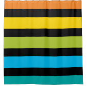 Neon BrightStor mode kleurrijk design 4 Douchegordijn (Voorkant)