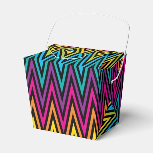 Neon BrightStor mode kleurrijk design 8 Bedankdoosjes (Voorkant Zijde)