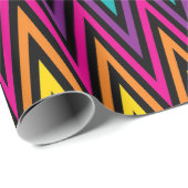 Neon BrightStor mode kleurrijk design 8 Cadeaupapier (Rol Hoek)