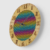 Neon BrightStor mode kleurrijk design 8 Grote Klok (Hoek)