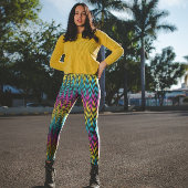 Neon BrightStor mode kleurrijk ontwerp Leggings