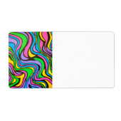 Neon Brook-psychedelische moderne kunst Etiket (Voorkant)