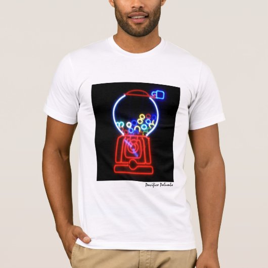 Neon Bubble Gum Machine T-shirt (Voorkant)