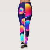 Neon Bubble Universe Leggings (Achterkant)