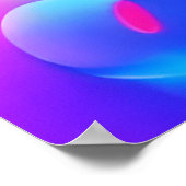 Neon Bubble Universe Poster (Hoek)