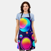 Neon Bubble Universe Schort (Gedragen)
