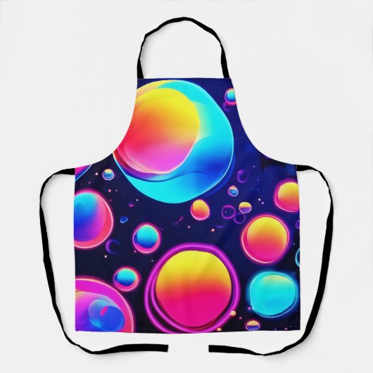 Neon Bubble Universe Schort (Voorkant)