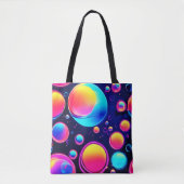 Neon Bubble Universe Tote Bag (Voorkant)