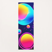 Neon Bubble Universe Yogamat (Voorkant)