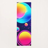 Neon Bubble Universe Yogamat (Achterkant)