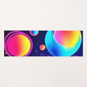 Neon Bubble Universe Yogamat (Voorkant (horizontaal))
