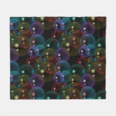 Neon Bubbles Fleece Deken (Voorkant (Horizontaal))