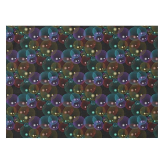 Neon Bubbles Tafelkleed (Voorkant (Horizontaal))