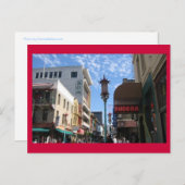 Neon Buddha Chinatown San Francisco Briefkaarten (Voorkant / Achterkant)