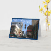 Neon Buddha San Francisco Note of Wenskaart Kaart (Gele Bloem)