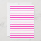 Neon Building Blocks 7th Birthday Invitation (Achterkant)