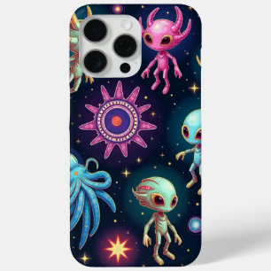 Neon Buitenaardse Wezens iPhone/iPad Hoes
