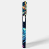 Neon Buitenaardse Wezens iPhone/iPad Hoes (Achterkant / Rechts)