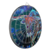 Neon Bull's Eye Dart Board Dartbord (Voorkant Links)