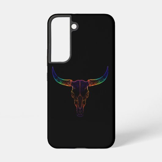 Neon Bulls Samsung Galaxy Hoesje (Achterkant)