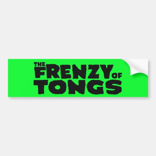 neon bumpah bumpersticker (Voorkant)