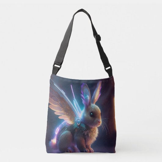 Neon Bunny Crossbody Tas (Voorkant)