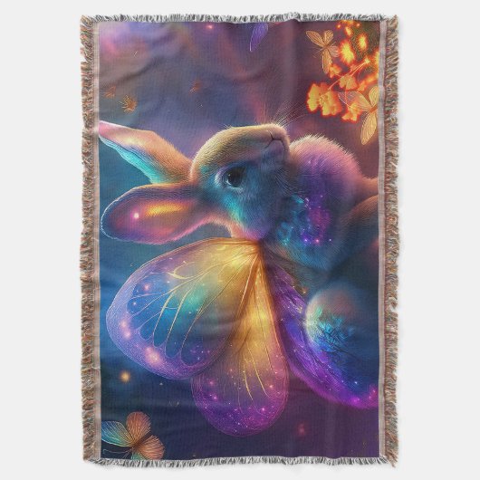 Neon Bunny Deken (Voorkant Verticaal)