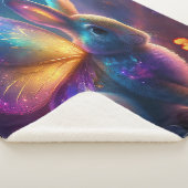 Neon Bunny Sherpa Deken (3/4)