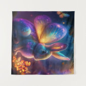 Neon Bunny Wandkleed (Voorkant (horizontaal))