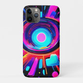 Neon Burst: Abstracte energie Case-Mate iPhone Case (Achterkant)