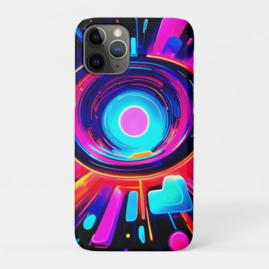 Neon Burst: Abstracte energie Case-Mate iPhone Case (Achterkant)