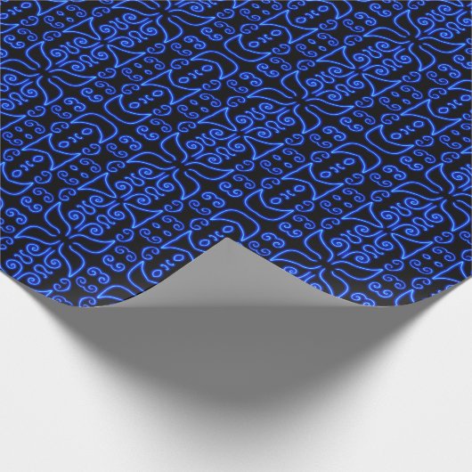 Neon Butterfly Cadeaupapier (Hoek)