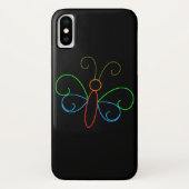 Neon Butterfly Case-Mate iPhone Case (Achterkant)