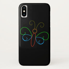 Neon Butterfly Case-Mate iPhone Case